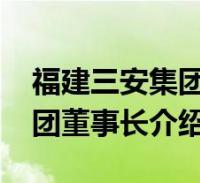 福建三安集团董事长林秀成(林秀成-三安集团董事长介绍)