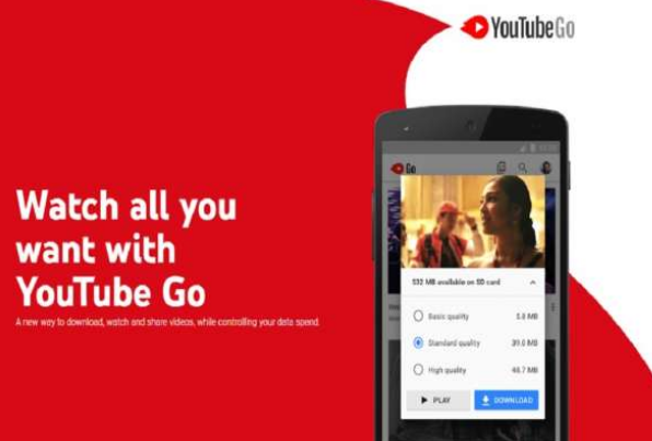 YouTube Go 从 8 月起停止运营 不再提供离线视频