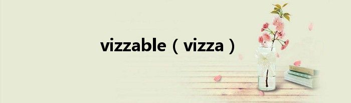 vizzable（vizza）