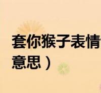 套你猴子表情包完整版(套你猴子到底是什麼意思)2023-12-29精選知識